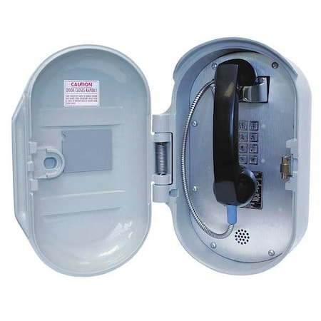 Hubbell Gai-Tronics Telephone, Rugged Industrial, Single Line 226-001