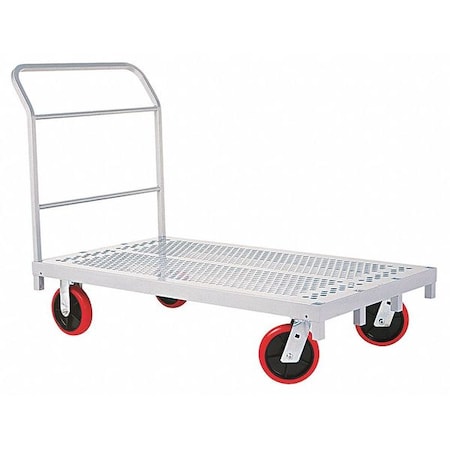Raymond Products Platform Truck, 3200 lb, Steel, 54 in L 3967