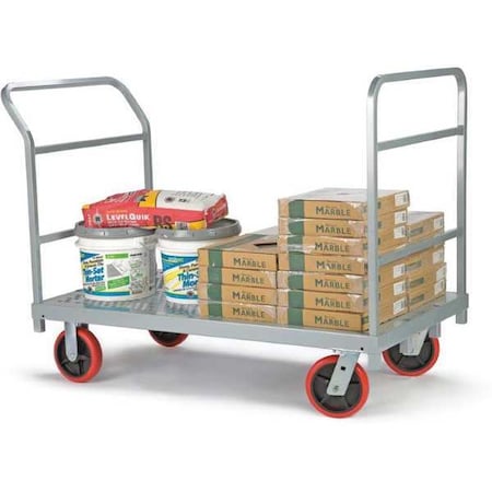 Raymond Products Platform Truck, 3200 lb, Steel, 54 in L 3960
