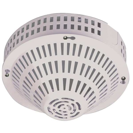 Safety Technology International Smoke Detector Guard, Steel, Surface Mount, 9 1/4 in W x 10 in H x 5 in D, White STI-8230-W