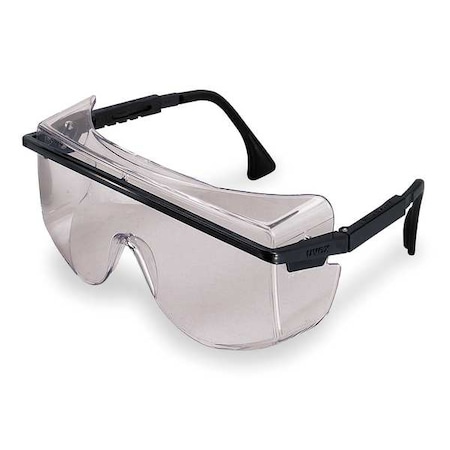 Uvex Astrospec OTG 3001, Welding Safety Glasses, Anti-Scratch, Shade 5.0 Lens, Black Frame, Frameless S2509