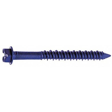 Tapcon Masonry Scr, Hex, 1/4x1 1/4 L, Pk100 3153407 | Zoro