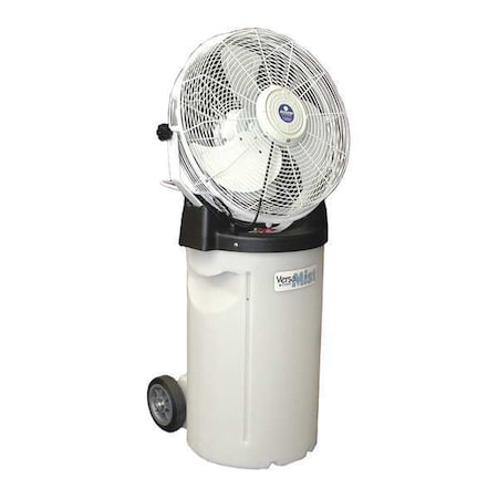 Schaefer Mobile Misting Air Circulator 18" Non-Oscillating, 115VAC, 1400/1800/2200 CFM PVM18C