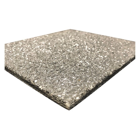 Fibergrate FiberPlate, Grit, Poly, Gry, 1/4 x 24 x24 In 210052.04