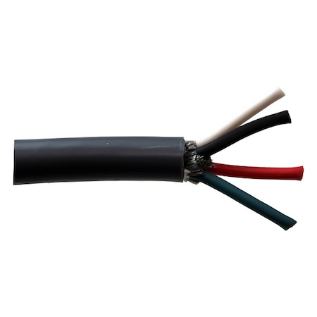 Carol Portable Cord, STOW, 12 AWG, 3 C, Gray, PVC, Stranded, 600V, Indoor/Outdoor, 25 ft 86983.10-25