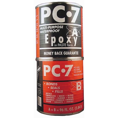 Pc Products Contact Cement, PC-7 Series, Green, 1 qt, Jug, 1:01 Mix Ratio, Not Rated Functional Cure 128770