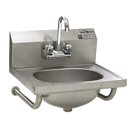 Eagle Group Hand Sink, Wall, 18-7/8 In. L, 14-3/4 In. W HSA-10-FTWS