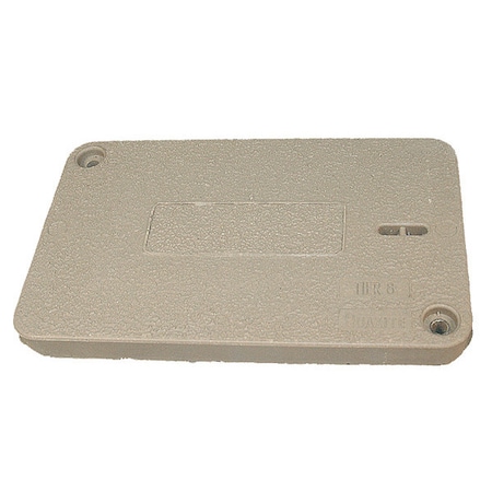 Quazite Underground Enclosure Cover, Blank Logo, 2 in. H x 11 in. W x 18 in. L, 15000 lb, Polymer Concrete PG1118HA0009