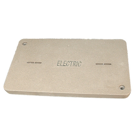 QUAZITE Underground Enclosure Cover, Electric, 2 in H, 30-1/2 in L, 17-1/2 in W PG1730CA0017