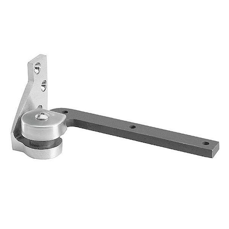 Rixson Pivot Hinge, Brass, Full Mortise Mounting, 1 1/16 in Leaf W x 4 1/4 in Leaf H, Satin Chrome 117-1/4 626 LH