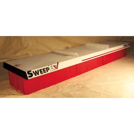 Sweepex Mega Series Broom, 96 In W, 11 In H SMB-960-1