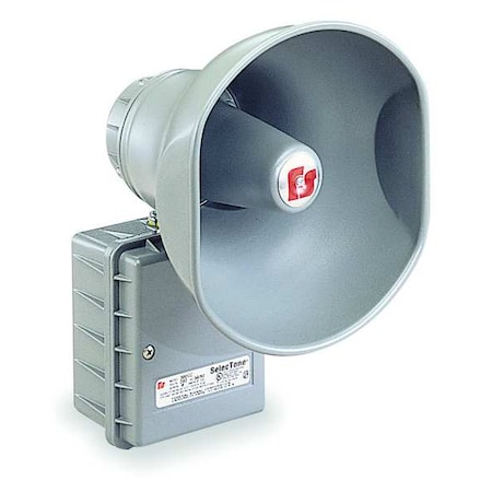 FEDERAL SIGNAL Signaling Device, 120VAC, 0.27 AC, Gray 300GC-120