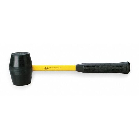 Nupla Rubber Mallet, Virgin Natural Rubber 2LB 6894120