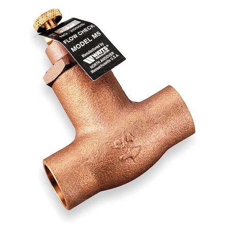 Watts 3/4" Sweat Bronze Flow Check Valve 2000S 3/4