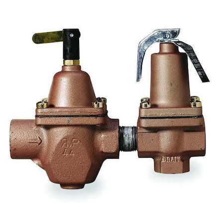 Watts Fill and Relief Valve, 1/2 In, 15 psi, Iron 1450F