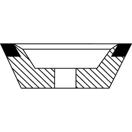 Norton Abrasives Flaring Cup Wheel, 5In, 120, 11V9 69014191636