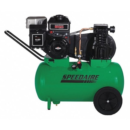 Speedaire Portable Gas Air Compr, 1 Stage, 5 1/2 hp 4B220