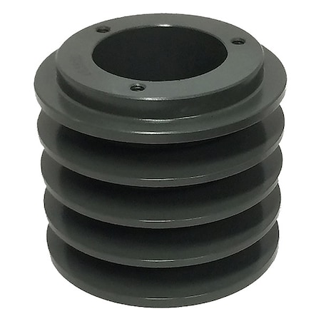 Zoro Select V-Belt Pulley, Cast Iron, 20.35 in OD 4B200SF