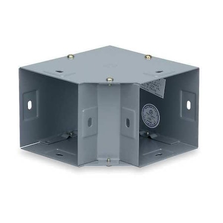 Square D Wireway 90 Degree Elbow, 1 Type, NEMA 1 Rating, Steel, Powder Coated LDB490L