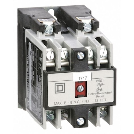 Square D NEMA Control Relay2NO120VAC10A 8501XO20V02