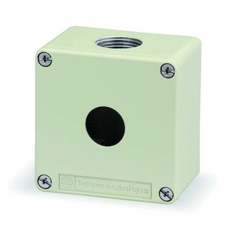 Schneider Electric Pushbutton Enclosure, 3.03 in., Metal XAPG19501