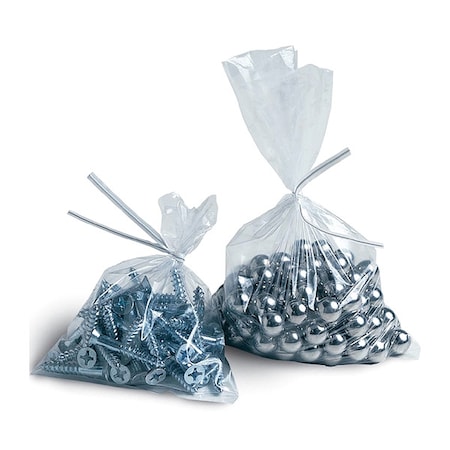 Zoro Select Open Poly Bags, 30" x 16", 1.50 mil, Clear, None, 500 PK 5DGJ3