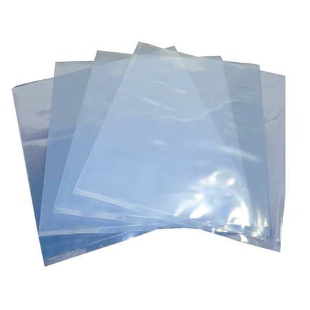 Zoro Select Open Poly Bags, 6" x 6", 4 mil, Clear, None, 1000 PK 5DHP9