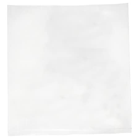 Zoro Select Open Poly Bags, 12" x 12", 4 mil, Clear, None, 1000 PK 5DHU9