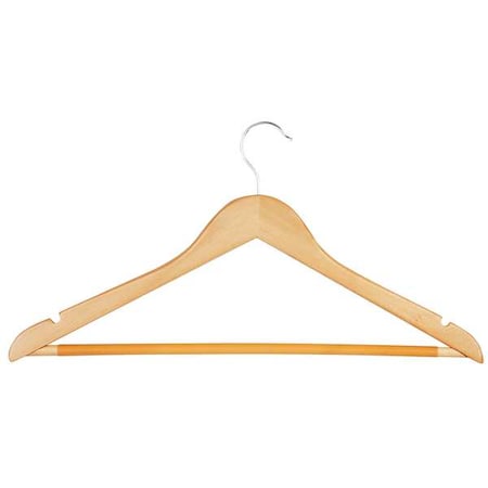 Honey-Can-Do Wood Suit Hanger, Maple, PK24 HNG-01334