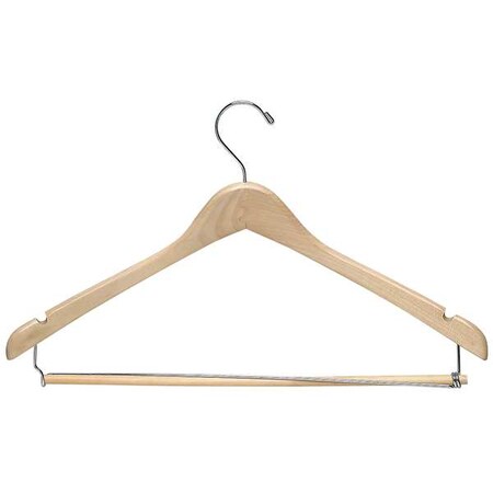 Honey-Can-Do Wood Suit Hanger, Classic, PK6 HNGT01264
