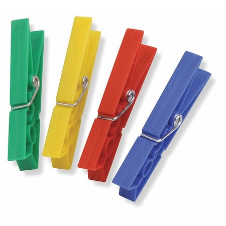 Honey-Can-Do Clothespins, Plastic, PK100 DRY-01411
