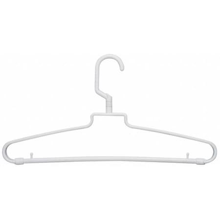 Honey-Can-Do Security Hangers, White, PK72 HNG-01358