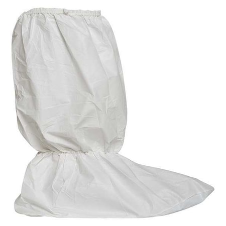 Dupont Disposable Boot Covers, Microporous Film, White, Slip Resistant Sole: Yes , M PC444SWHMD01000B