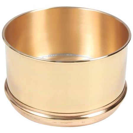 Humboldt Separator Pan, Brass, 8 In Dia, 4 In Deep 5DPF7