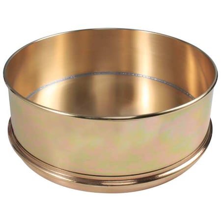 Zoro Select Separator Pan, Brass, 12 In Dia, 4 In Deep 5DPF0