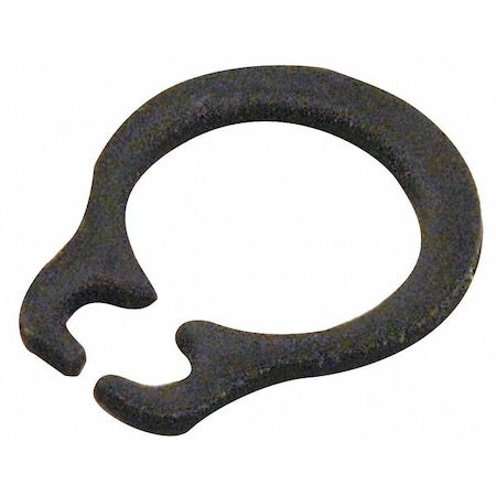 Zoro Select External Standard Retaining Ring, Carbon Steel Black Phosphate Finish, 100 PK SH-12ST PA