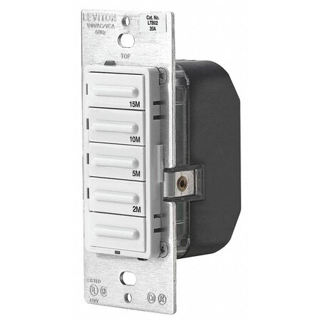 Leviton Preset 5-Button Timer Switch, 15 Minute LTB15-1LZ