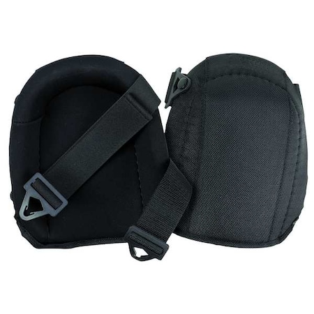 Clc Work Gear Knee Pad, Non-marring, Foam Pad, Fabric Cap, Quick Release Closure, 2 Straps, Black, Universal 342
