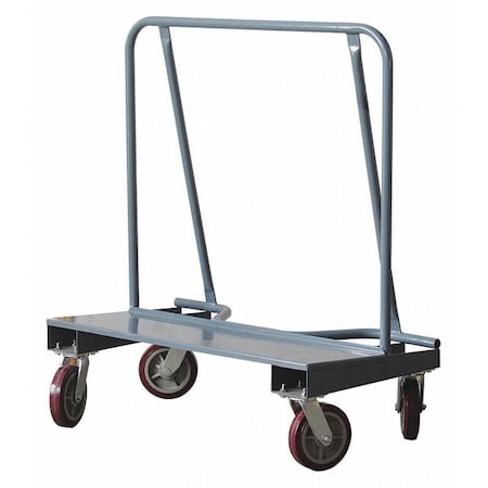 Zoro Select Drywall Truck, 2000 lb., 44 In. L, 24 In. W DC-2444-8PY