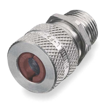 Hubbell Wiring Device-Kellems Liquid Tight Connector, 3/4 in., Brown SHC1036