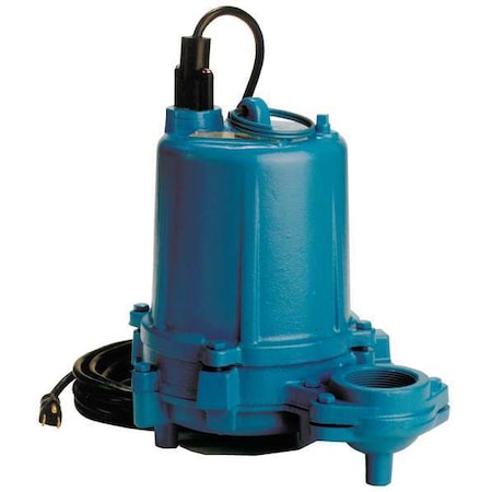 LITTLE GIANT PUMP Submersible Effluent Pump, 1/2 HP, 15A 620219