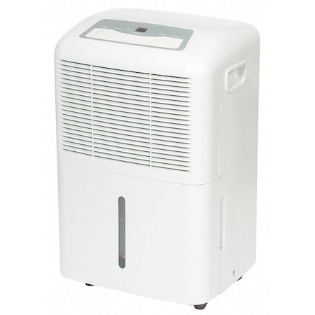 Dayton Dehumidifier , 21 pt. , Gray , 2 Speeds, Thermoplastic , 115VAC 5EAJ9
