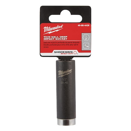 Milwaukee Tool SHOCKWAVE Impact Duty 3/8" Deep Well Socket 1/2" 49-66-4426