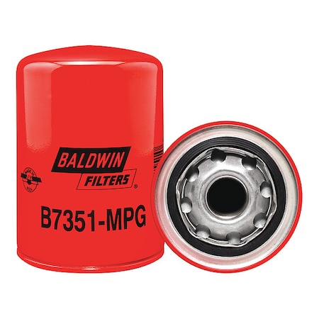 Baldwin Filters Oil Fltr, Spin-On, Max Performance Glass B7351-MPG