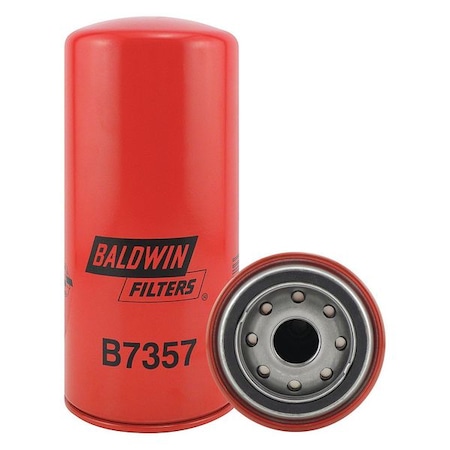 Baldwin Filters Oil Fltr, Spin-On, 8-1/8"x3-23/32"x8-1/8" B7357