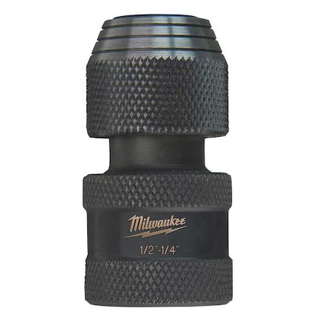 Milwaukee Tool SHOCKWAVE 1/2" Square to 1/4" Hex Adapter 48-03-4410
