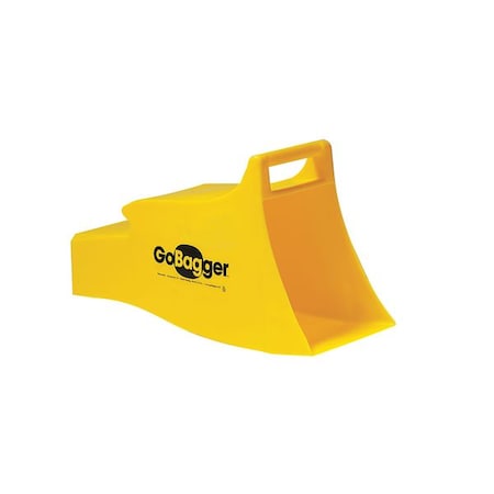 Gobagger Sand Bag Filling Tool, Plastic, Yellow 5EET2