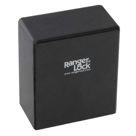 Ranger Lock Padlock Guard, Hardened Steel, Blk, 5-1/4"L RGCS-00