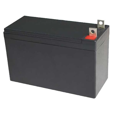 Zoro Select Battery, Sealed Lead Acid, 12V, 10Ah, Bolt 5EFG9