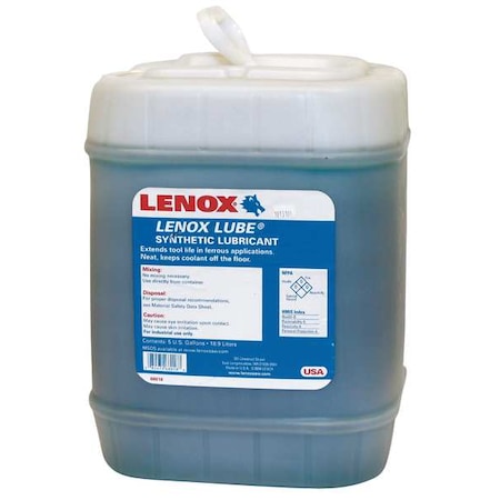 Lenox Cutting Oil, 5 gal, Carboy 68018